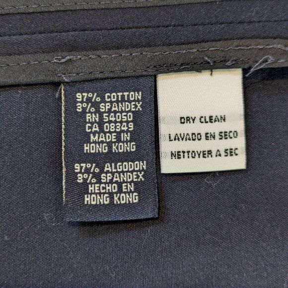 Jones New York Signature Navy Blue Blazer Size L Silver Snap Button Career - Picture 7 of 12